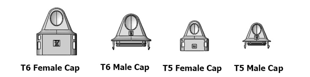 T‑series waterproof cable caps